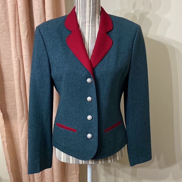 Vintage Pendleton Jacket Blazer Wool Size 8 - Picture 2 of 10